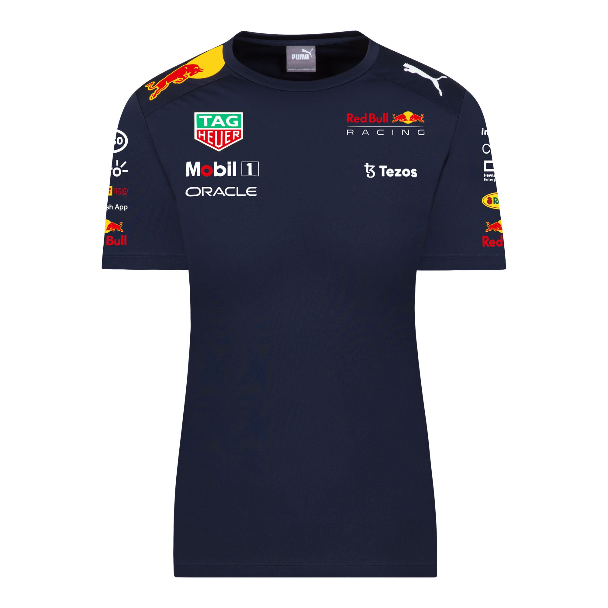 New Puma Red Bull Racing Official Teamline T-Shirt Youth Kids M 140 9-10 Y
